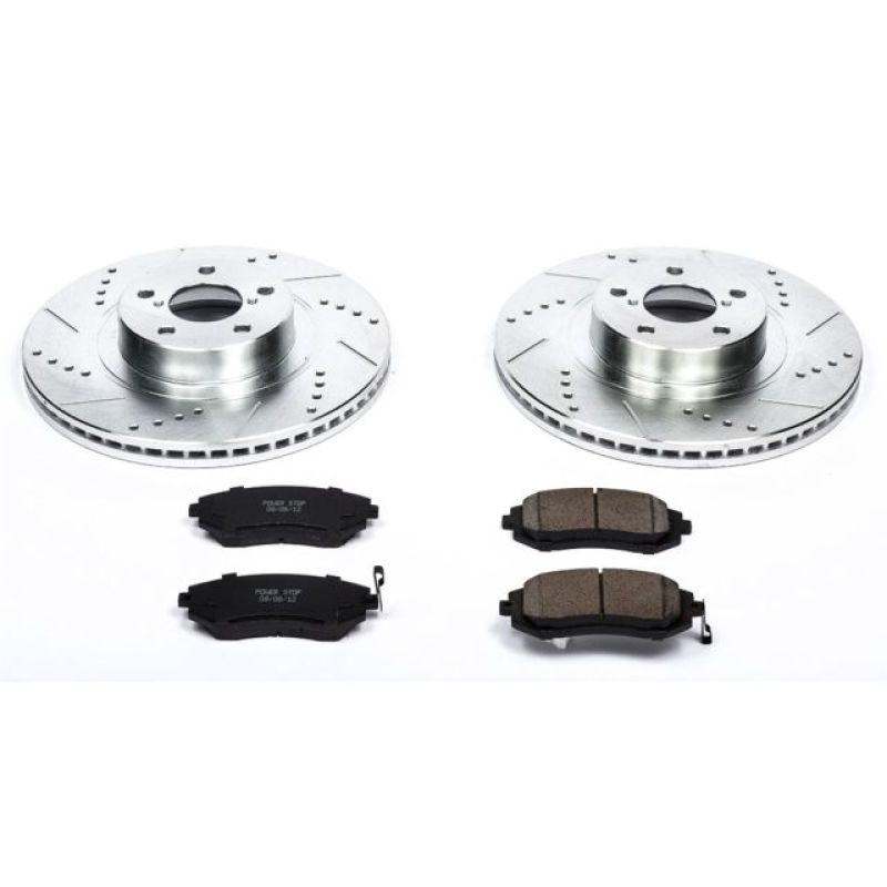 PowerStop - Power Stop 04-06 Subaru Baja Front Z23 Evolution Sport Brake Kit - K3038 - MST Motorsports