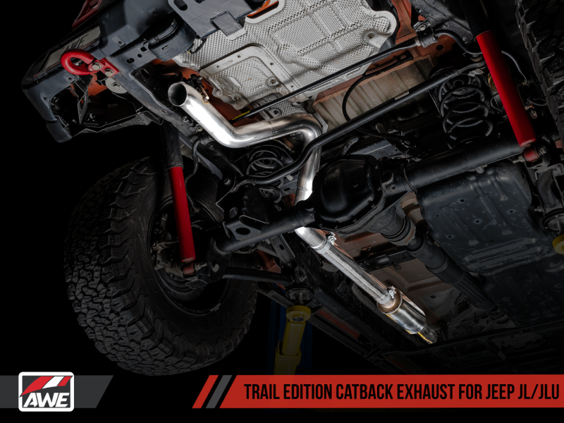 AWE Tuning - AWE Tuning 2018+ Jeep Wrangler JL/JLU 3.6L Trail Edition Cat-Back Exhaust - 3015-21003 - MST Motorsports