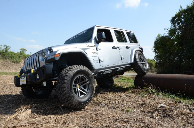 N-Fab - N-Fab Trail Slider Steps 18-20 Jeep Wrangler JL 4 Door SUV - SRW - Textured Black - TSJ184-TX - MST Motorsports