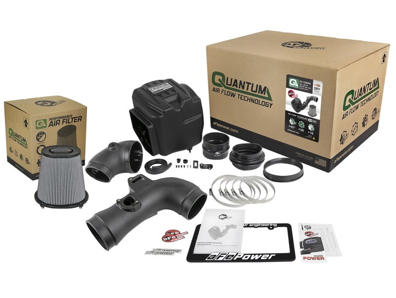 aFe - aFe Quantum Pro DRY S Cold Air Intake System 11-16 GM/Chevy Duramax V8-6.6L LML - Dry - 53-10006D - MST Motorsports