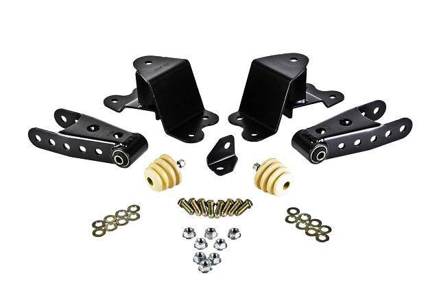 Belltech - 4" Drop Leaf Spring Shackle & Hanger Kit (Front Hanger/Rear Shackle) - 6500 - MST Motorsports