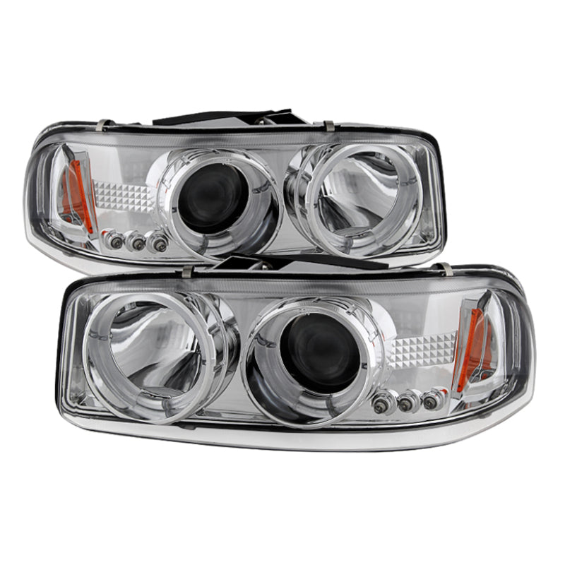 Spyder Auto - Projector Headlights - LED Halo - LED - Chrome - - 5009364 - MST Motorsports