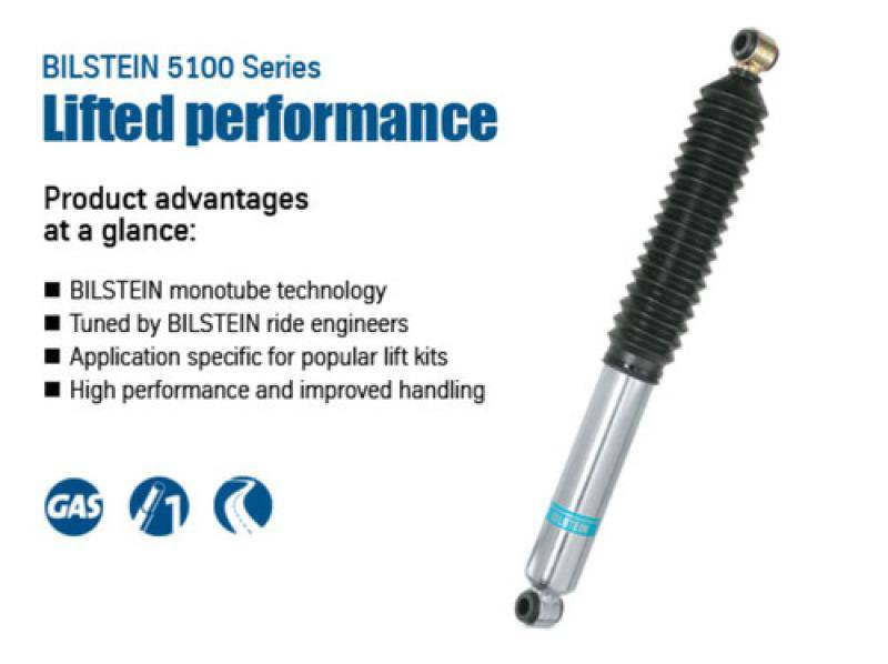 Bilstein - Bilstein 5100 Series 96-04 Toyota Tacoma Rear Right 46mm Monotube Shock Absorber - 33-247717 - MST Motorsports