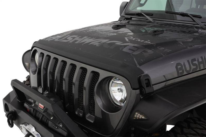 Bushwacker - Trail Armor Hood Stone Guard Black Textured Finish , 1-Piece - 14093 - MST Motorsports