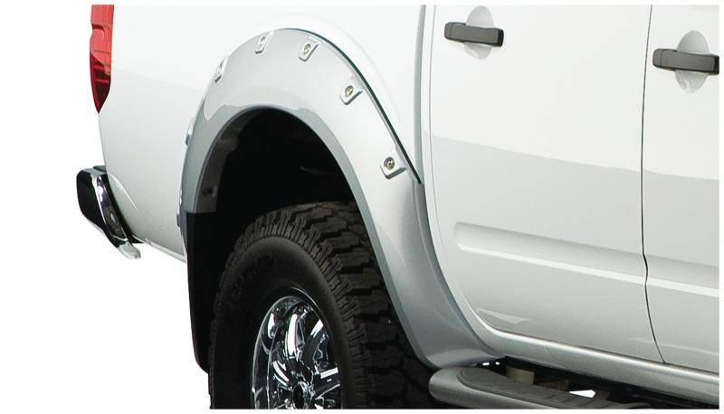 Bushwacker - Boss Pocket/Rivet Style Fender Flares Black Smooth Finish 4-Piece Set - 71907-02 - MST Motorsports