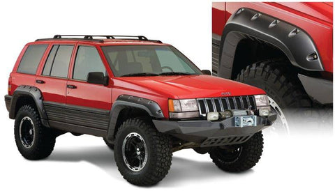 Bushwacker - Cut-Out Fender Flares Black Textured Finish 4-Piece Set - 10916-07 - MST Motorsports