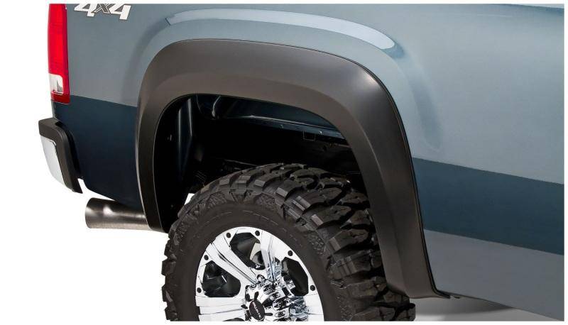 Bushwacker - Extend-A-Fender Flares Black Smooth Finish 2-Piece Rear - 40110-02 - MST Motorsports