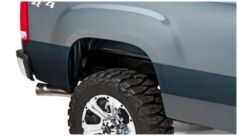 Bushwacker - Extend-A-Fender Flares Black Smooth Finish 2-Piece Rear - 40110-02 - MST Motorsports