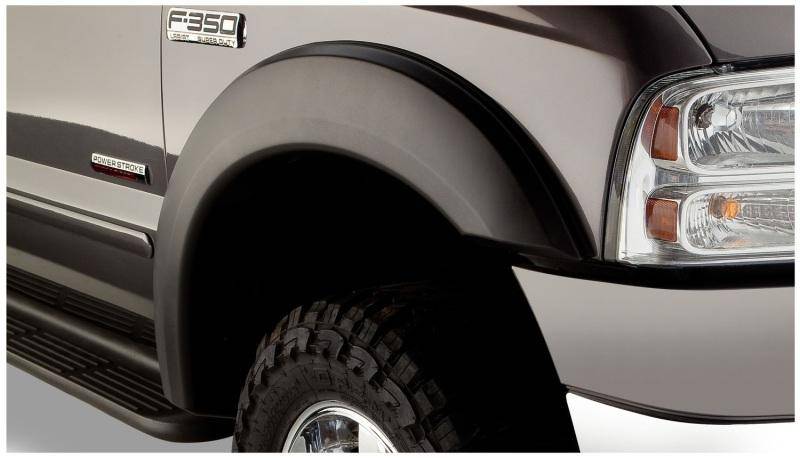 Bushwacker - Extend-A-Fender Flares Black Smooth Finish 4-Piece Set - 20928-02 - MST Motorsports