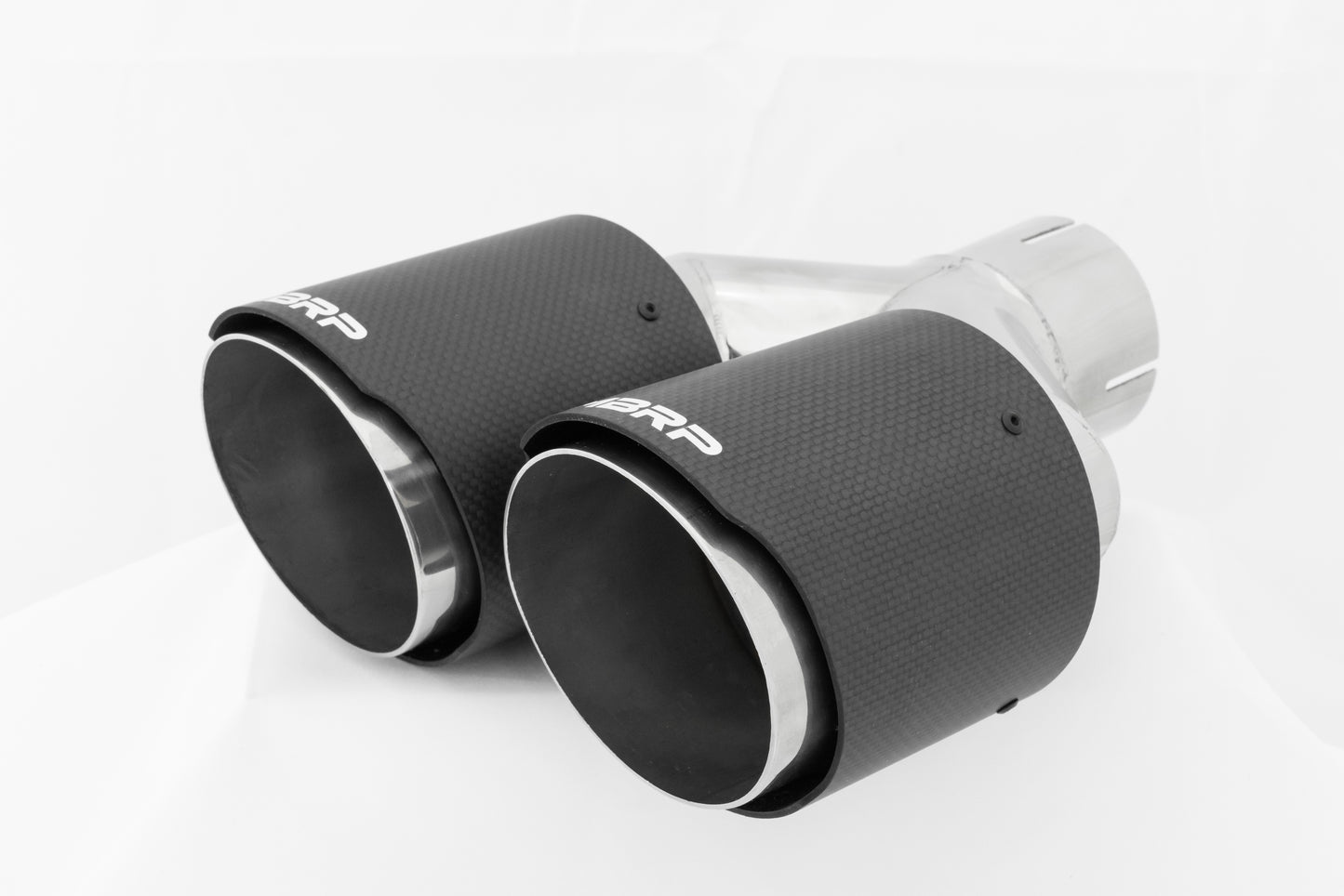 MBRP - 2.5" Inlet; 4.0" OD Dual Out; Carbon Fiber Exhaust Tip. - T5177CF - MST Motorsports