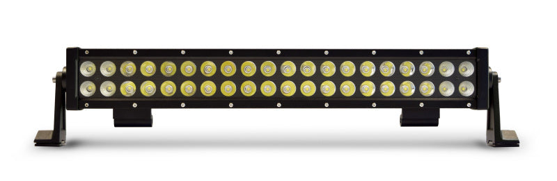 DV8 Offroad - 20 in. Dual Row LED Light Bar; Black Face - BR20E120W3W - MST Motorsports