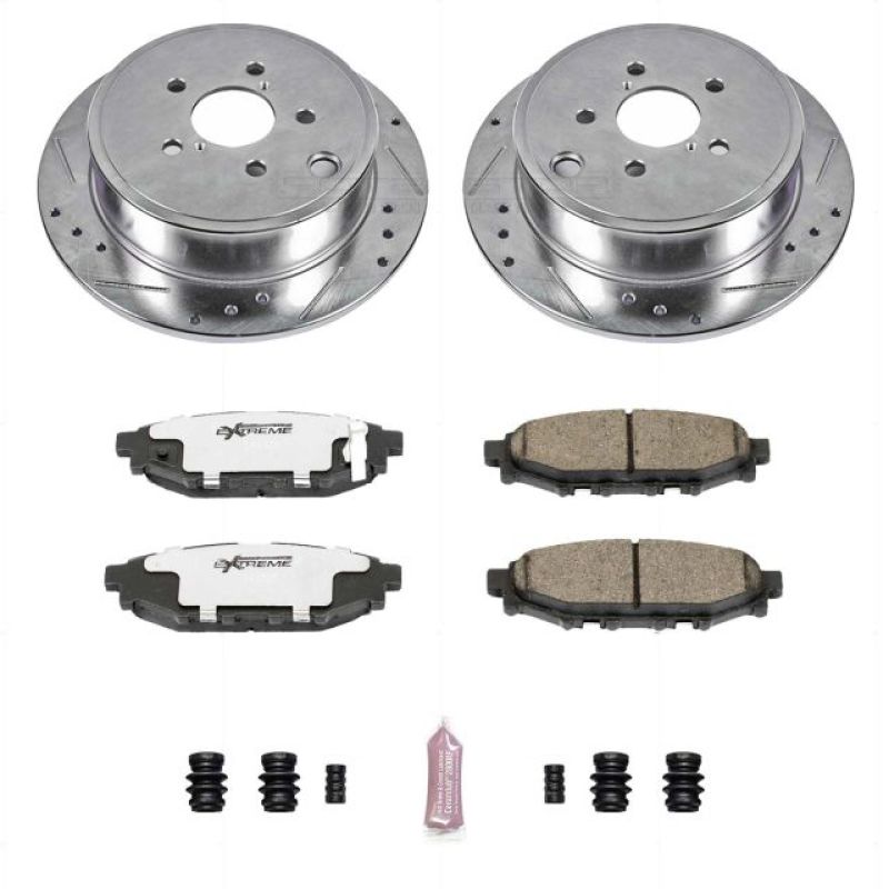 PowerStop - Power Stop 13-16 Subaru BRZ Rear Z26 Street Warrior Brake Kit - K4631-26 - MST Motorsports