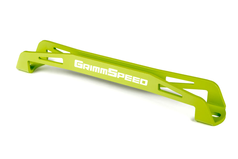 GrimmSpeed - Grimm Speed Subaru Impreza/WRX/STI/Legacy/Forester/BRZ Lightweight Battery Tie Down - Neon Green - 121037 - MST Motorsports