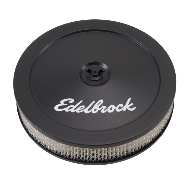 Edelbrock - Edelbrock Air Cleaner Pro-Flo Series Round Steel Top Paper Element 10In Dia X 3 5In Black - 1203 - MST Motorsports