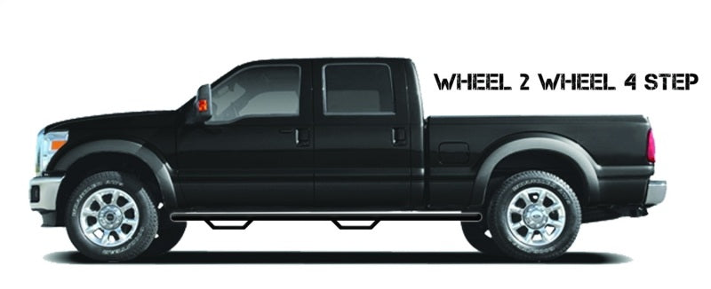 N-Fab - N-Fab Nerf Step 16-17 Toyota Tacoma Double Cab 5ft Bed - Tex. Black - W2W - 3in - T1580CC-TX - MST Motorsports