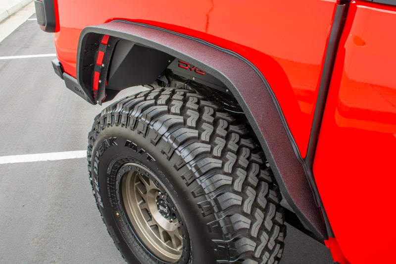 DV8 Offroad - Jeep JT Fender Flares; Slim; Front & Rear - FDGL-01 - MST Motorsports