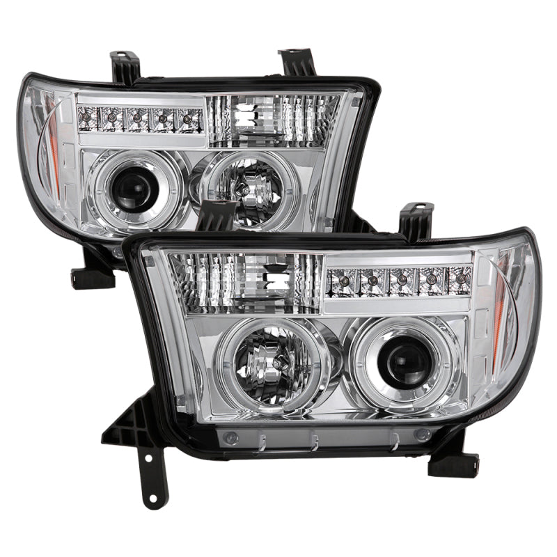 Spyder Auto - Projector Headlights - LED Halo - LED - Chrome - 5012036 - MST Motorsports