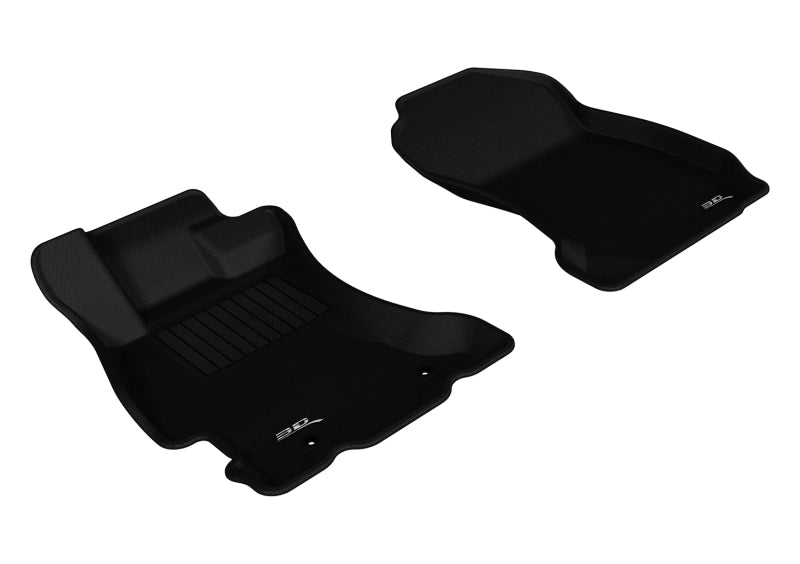 3D MAXpider - 3D MAXpider 2014-2018 Subaru Forester Kagu 1st Row Floormat - Black - L1SB00911509 - MST Motorsports