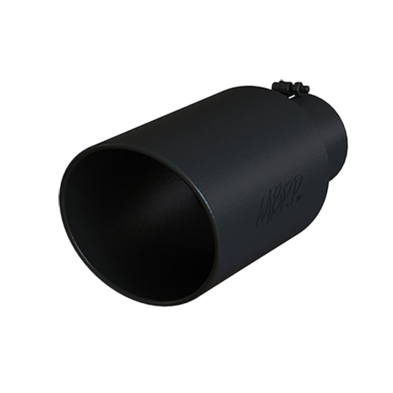 MBRP - Tip; 8in. O.D.; Rolled End; 5in. inlet 18in. in length; Black Coated. - T5129BLK - MST Motorsports