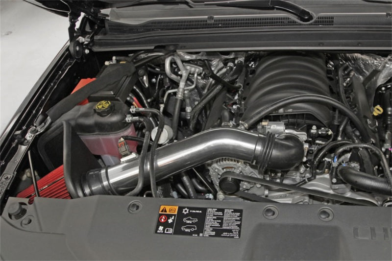 Spectre - Spectre 14-15 GM Silverado/Sierra V8-5.3L F/I Air Intake Kit - Polished w/Red Filter - 9006 - MST Motorsports