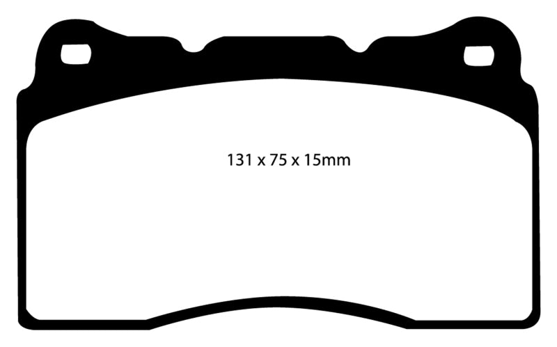 EBC Brakes - High friction front sport and race pad where longevity and performance is a must - DP51210NDX - MST Motorsports