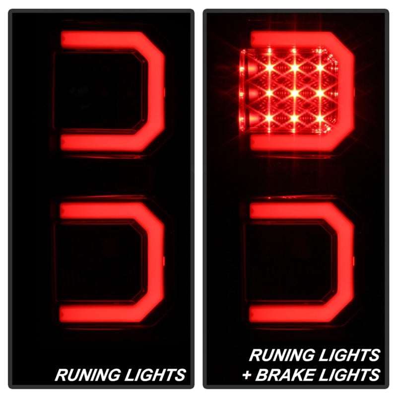 Spyder Auto - LED Tail lights - Black - 5085368 - MST Motorsports