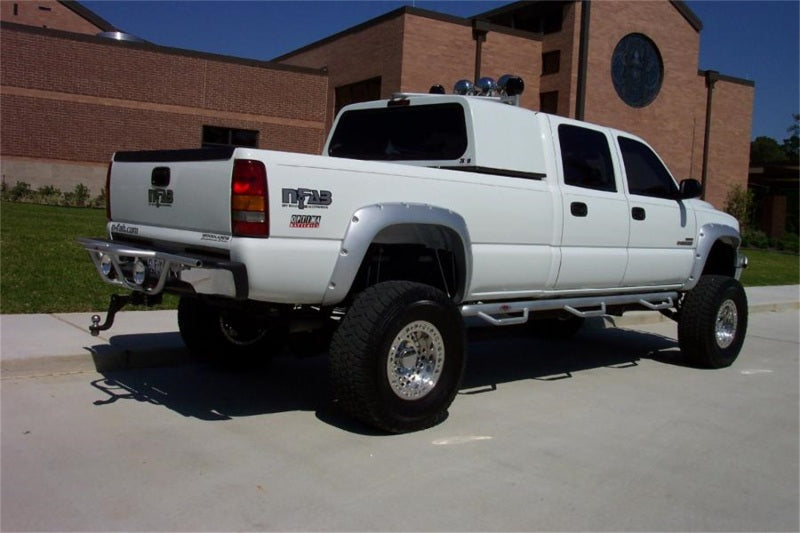 N-Fab - N-Fab Nerf Step 01-06 Chevy-GMC 1500/2500/3500 Crew Cab 8ft Bed - Gloss Black - Bed Access - 3in - C01115CC-6 - MST Motorsports