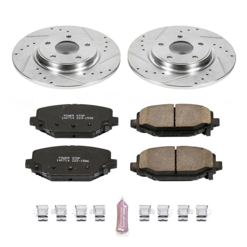 PowerStop - Power Stop 12-16 Chrysler Town & Country Rear Z23 Evolution Sport Brake Kit - K5961 - MST Motorsports