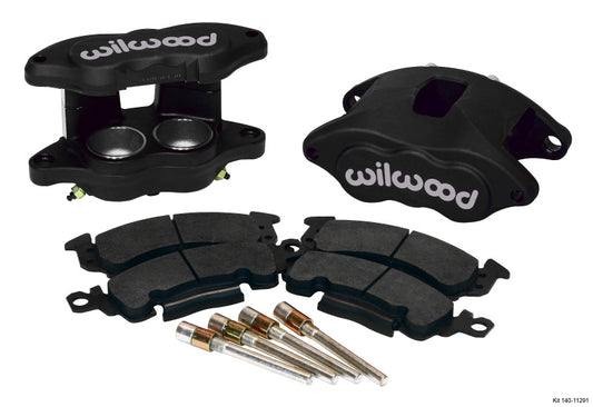 Wilwood - Wilwood D52 Front Caliper Kit - Gray Type III Ano 2.00 / 2.00in Piston 1.04in Rotor - 140-11291 - MST Motorsports