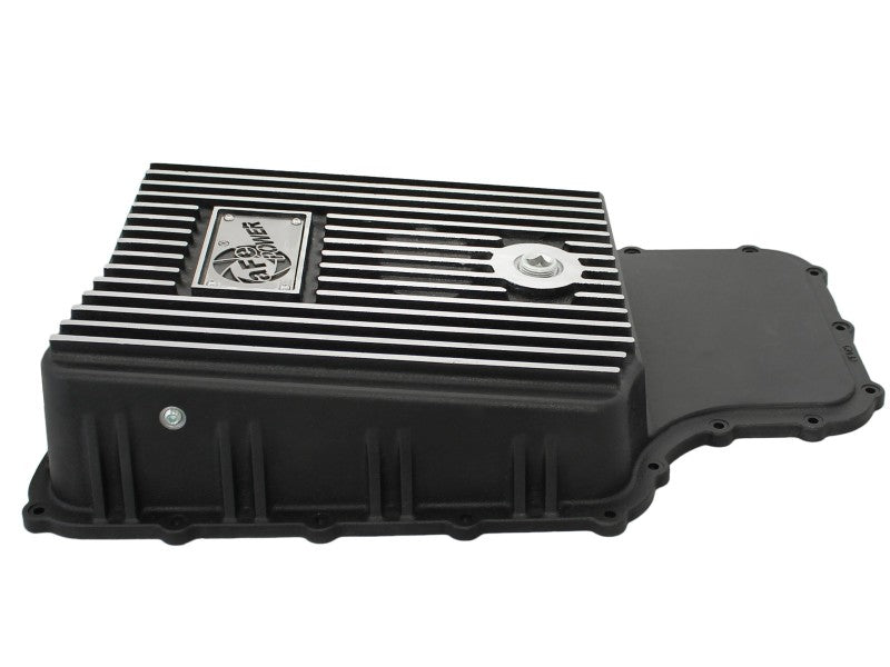 aFe - aFe Power Transmission Pan Black Machined 11-14 Ford 6R140 Trucks V8 6.7L (td) - 46-70182 - MST Motorsports