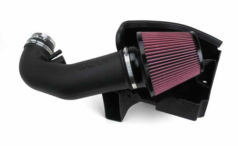 JLT - JLT 11-14 Ford Mustang GT Series 2 Black Textured Cold Air Intake Kit w/Red Filter - Tune Req - CAI2-FMG-11 - MST Motorsports