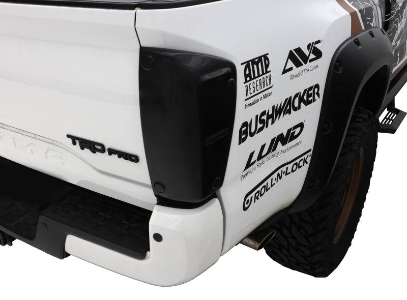 AVS - AVS 16-18 Toyota Tacoma Tail Shades Tail Light Covers - Smoke - 33418 - MST Motorsports