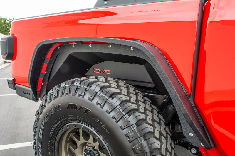 DV8 Offroad - Jeep JT Fender Flares; Slim; Front & Rear - FDGL-01 - MST Motorsports