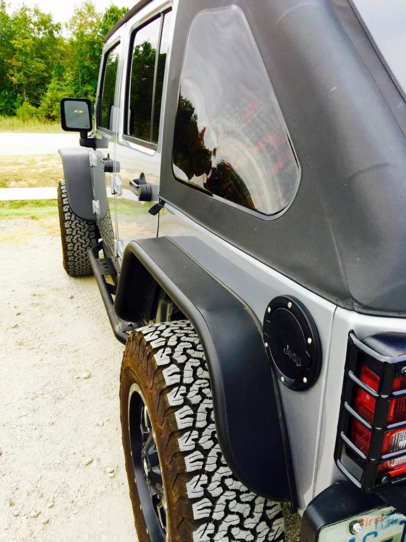 DV8 Offroad - 07-18 Jeep JK Fender Flares; Wide; Front & Rear - FENDB-02 - MST Motorsports