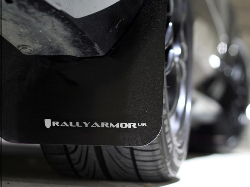 Rally Armor - Black Mud Flap/White Logo - MF6-UR-BLK/WH - MST Motorsports