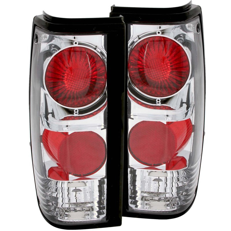 ANZO - Tail Light Assembly; Clear Lens; Chrome Housing; Pair; - 211029 - MST Motorsports