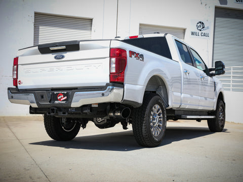 aFe - aFe Apollo GT Series 3-1/2in 409 SS Axle-Back Exhaust 17-20 Ford F-250/F-350 6.2/7.3L w/ Black Tips - 49-43116-B - MST Motorsports