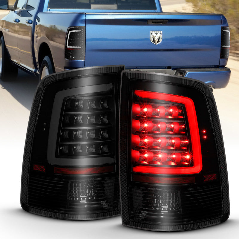 ANZO - Tail Light Assembly; LED; Black Housing; Smoke Lens; Pair - 311319 - MST Motorsports