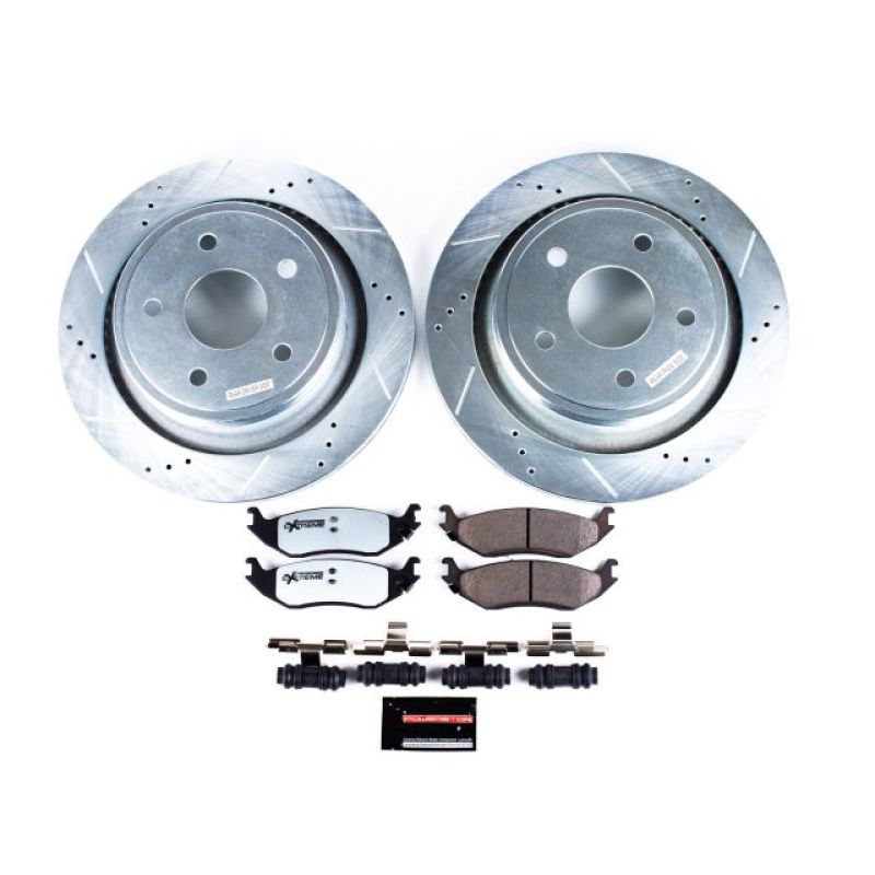 PowerStop - Power Stop 07-09 Chrysler Aspen Rear Z36 Truck & Tow Brake Kit - K2172-36 - MST Motorsports