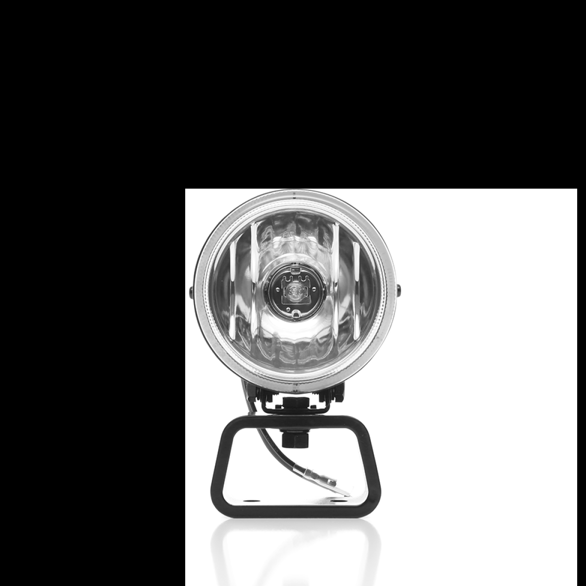 KC HiLiTES - 4" Rally 400 Halogen Single Light - Black - KC 1490 (Spread Beam) - 1490 - MST Motorsports