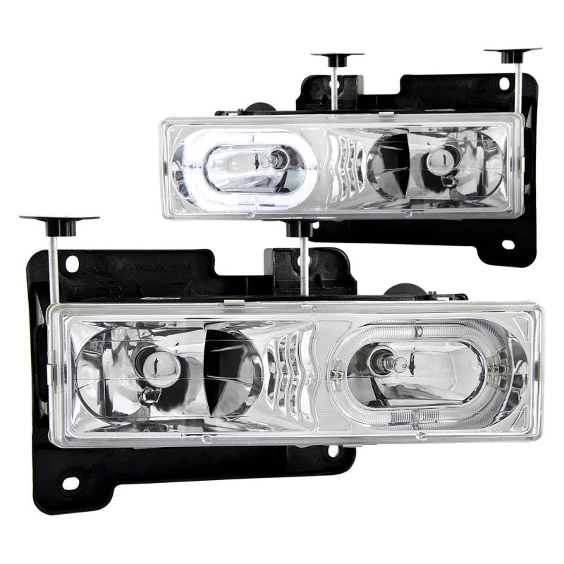 ANZO - Crystal Headlight Set w/Halo - 111006 - MST Motorsports