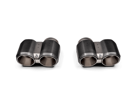 Akrapovic - Akrapovic 2021+ BMW M3 (G80)/M4 (G82) Tail Pipe Set (Octagonal Carbon Design) - TP-CT/69 - MST Motorsports