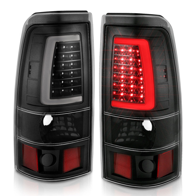 ANZO - Tail Light Assembly; LED; Black Housing; Clear Lens; Pair - 311330 - MST Motorsports