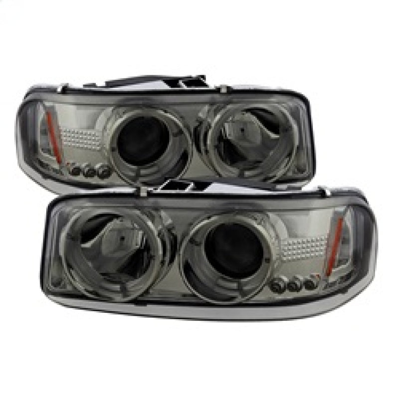 Spyder Auto - Projector Headlights - LED Halo - LED - Smoke - - 5009371 - MST Motorsports