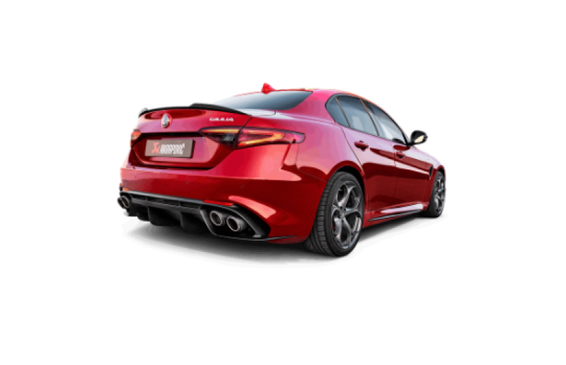 Akrapovic - Akrapovic 17-19 Alfa Romeo Giulia Quadrifoglio Evolution Line Cat Back (Titanium) - S-AR/TI/1H - MST Motorsports