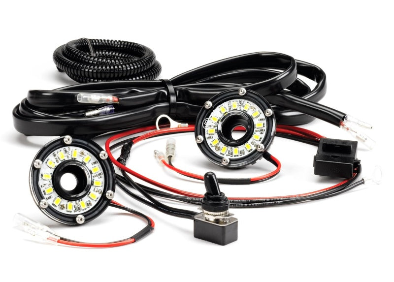 KC HiLiTES - Cyclone LED 2-Light Universal Under Hood Lighting Kit - KC 355 - 355 - MST Motorsports