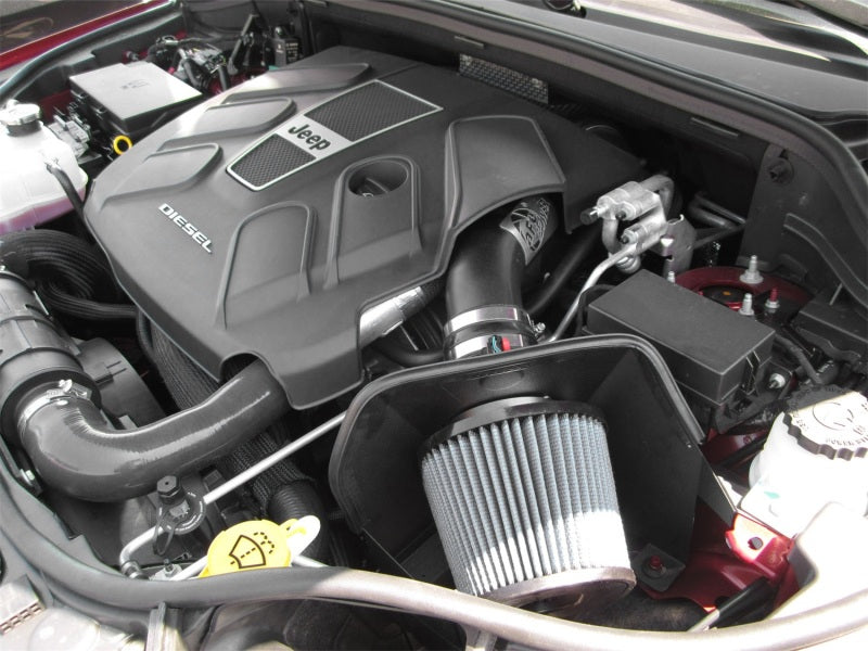 aFe - aFe MagnumFORCE Intake System Stage-2 Pro DRY S 2014 Jeep Cherokee V6 3.0L EcoDiesel - 51-12472 - MST Motorsports