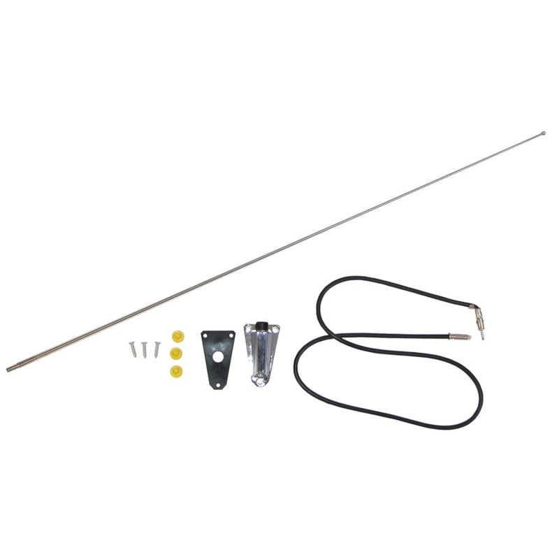 OMIX - Omix Chrome Antenna Kit 76-95 Jeep CJ & Wrangler - 17214.01 - MST Motorsports