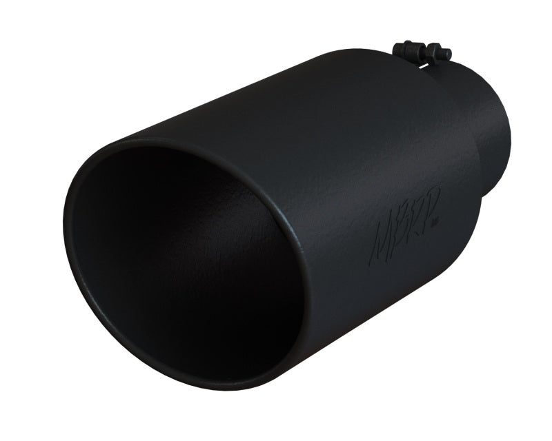 MBRP - Tip; 8in. O.D.; Rolled End; 5in. inlet 18in. in length; Black Coated. - T5129BLK - MST Motorsports