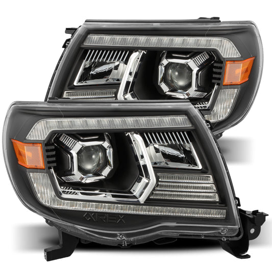 AlphaRex - Projector Headlights Plank Style Design Black - 880738 - MST Motorsports